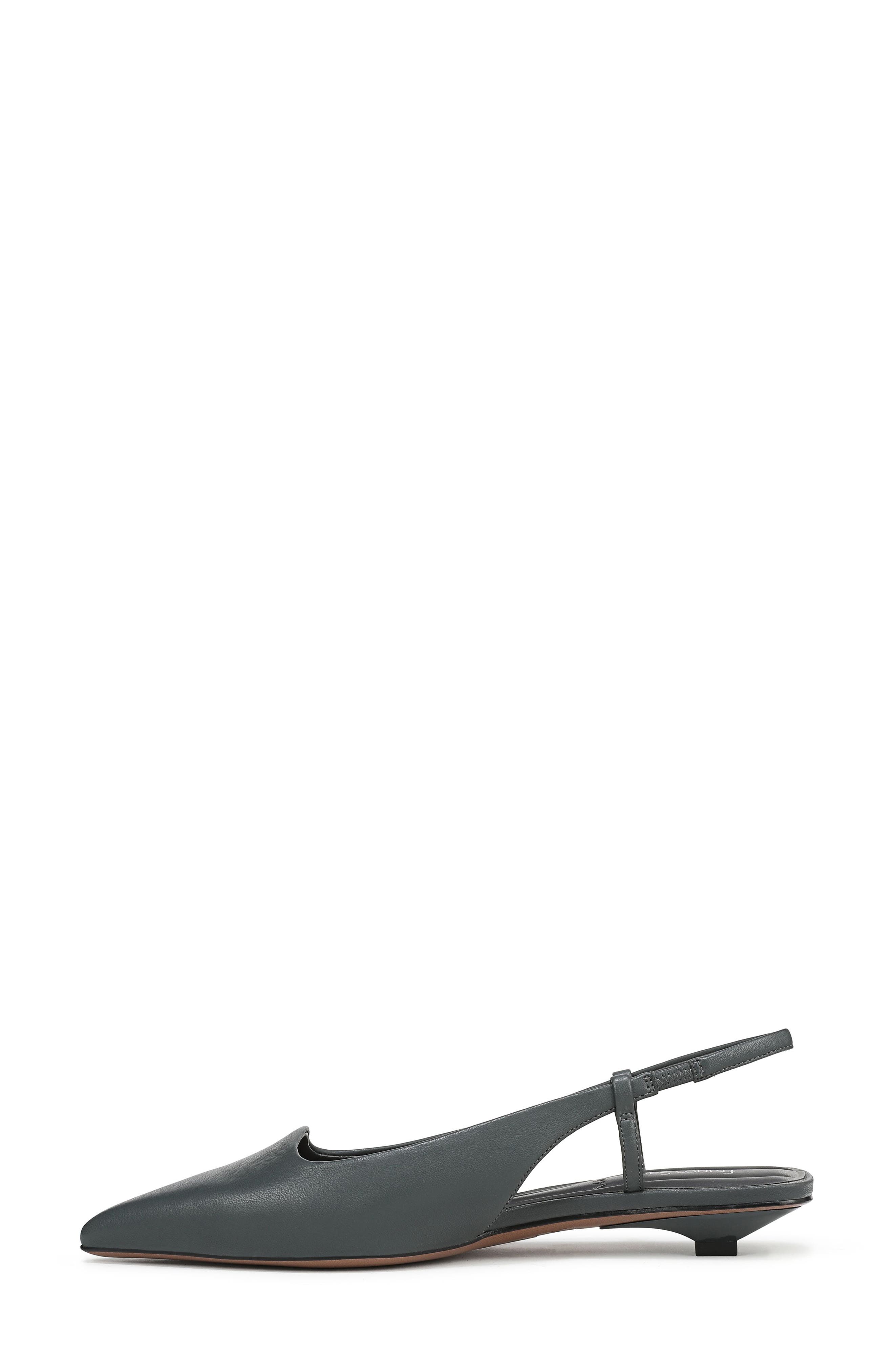 Franco Sarto Palmira Slingback Pointed Toe Pump - Wide Width Available, Alternate, color, Slate Blue