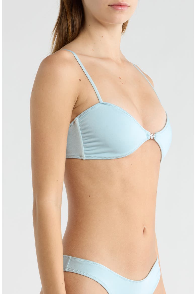 Brea Shine Bralette Bikini Top, Alternate, color, BLUE