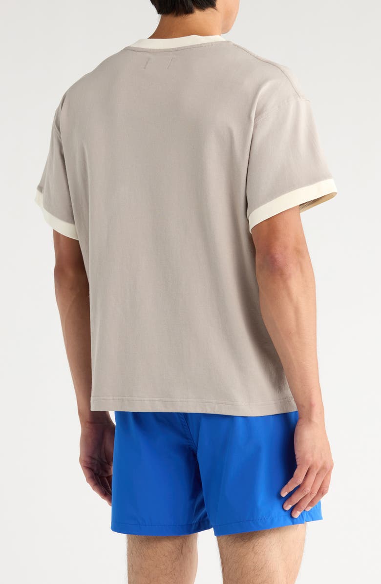 HONOR THE GIFT Mulitbox Ringer Graphic T-Shirt, Alternate, color, Stone