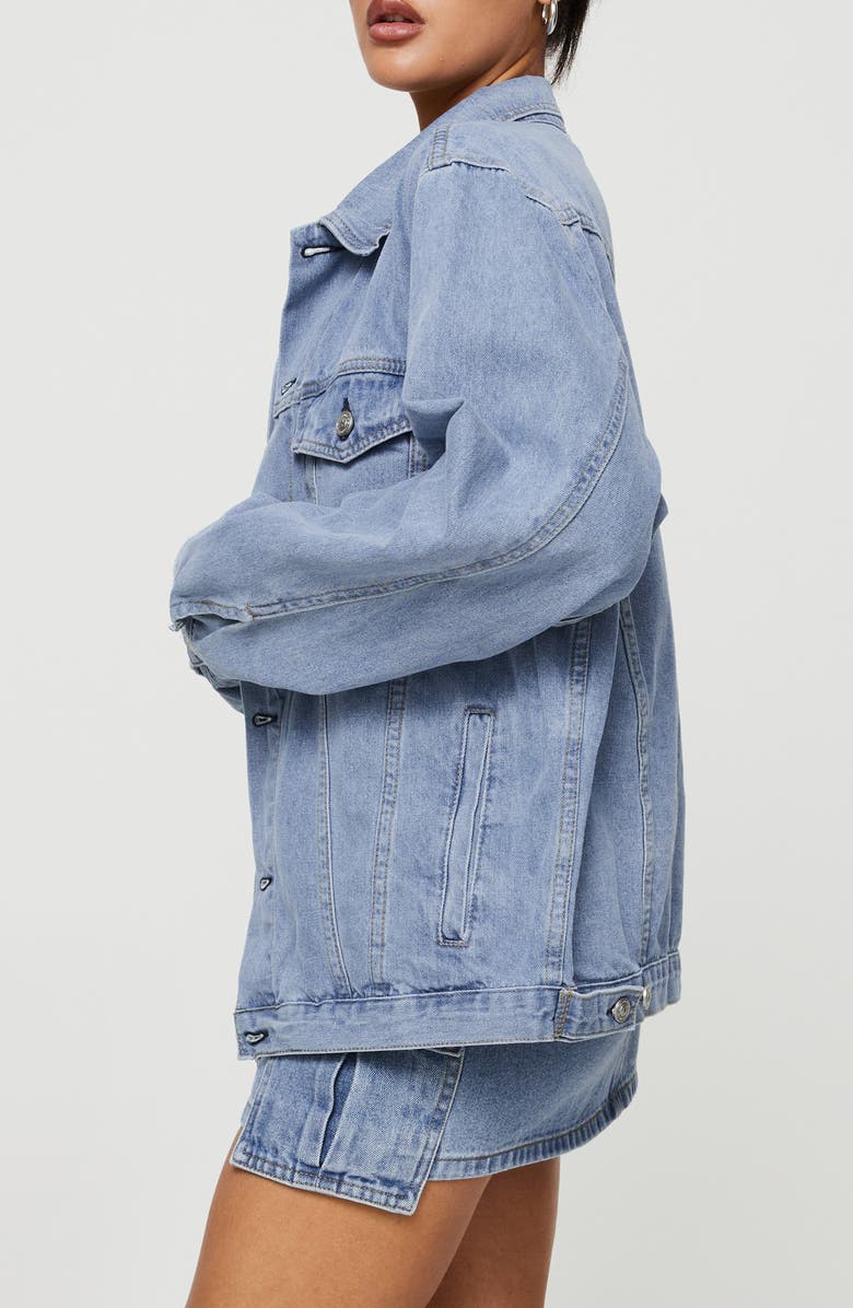 Princess Polly Western Denim Jacket, Alternate, color, 