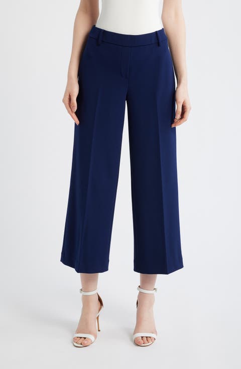 Wide Leg Crop Pants (Regular & Petite)