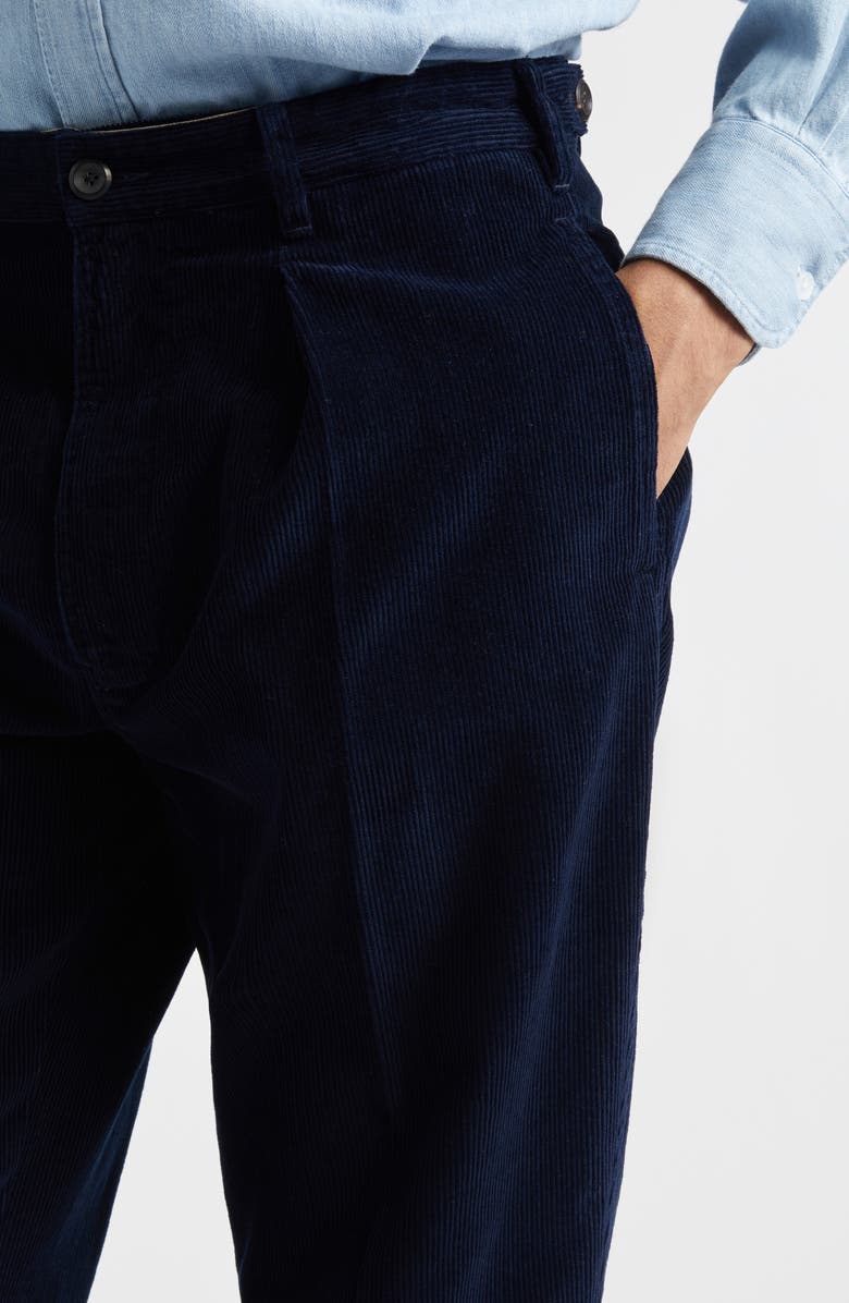 Drake
s Cotton Corduroy Games Pants, Alternate, color, Navy