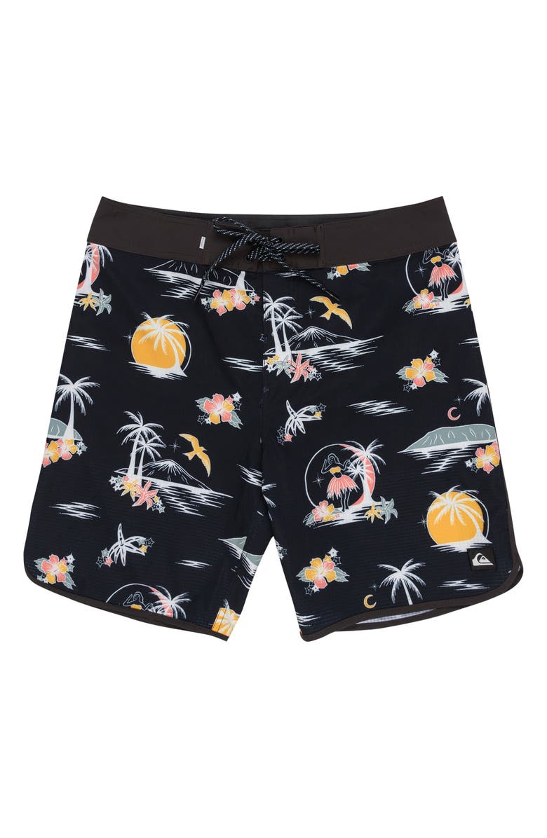 Quiksilver Highline Scallop Swim Trunks, Main, color,