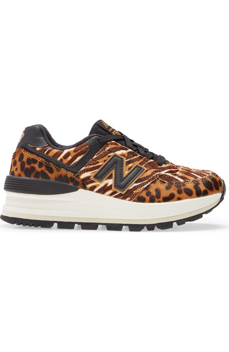 New Balance 574 Genuine Calf Hair Sneaker, Alternate, color,