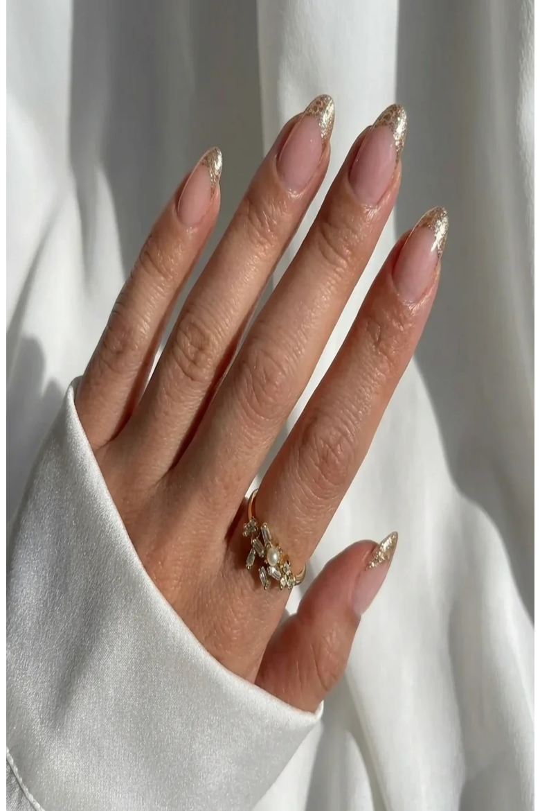 Athena Aurora Almond Press-On Nails, Alternate, color, Athena Aurora