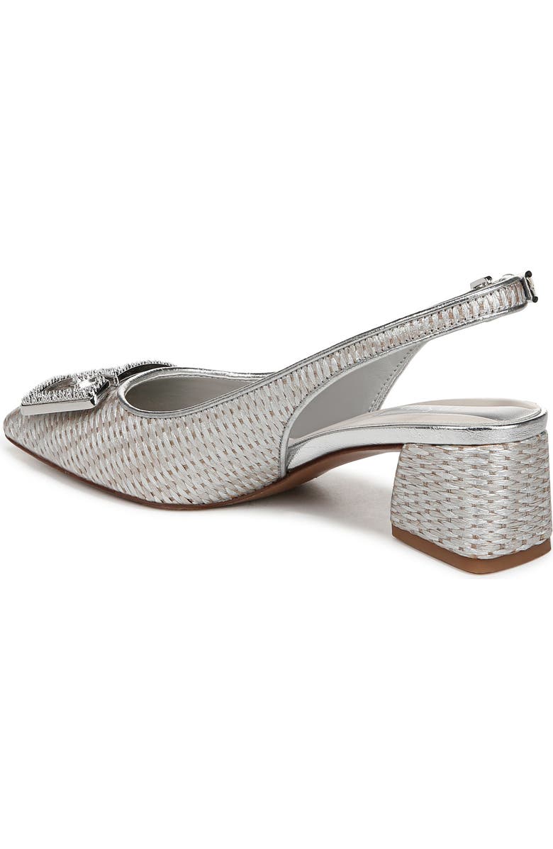 Franco Sarto Racer Slingback Pointed Toe Pump, Alternate, color, Grey