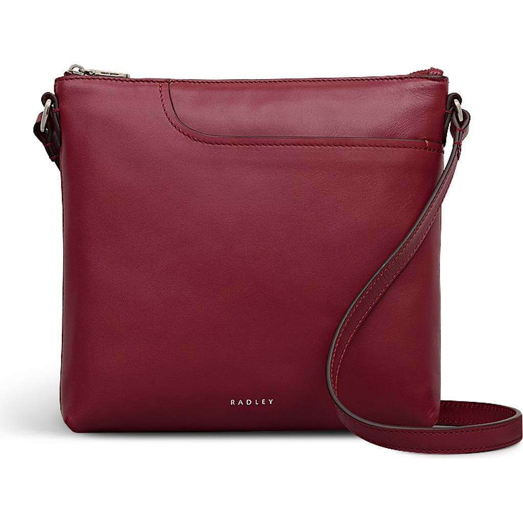 Radley Pockets Small Ziptop Crossbody Bag In Red
