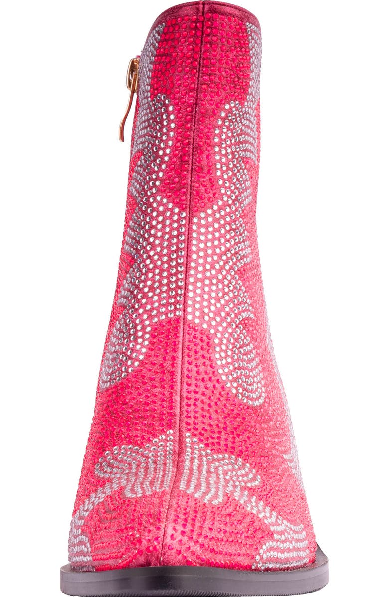 NINETY UNION Forever Rhinestone Embellished Bootie, Alternate, color, Fuchsia