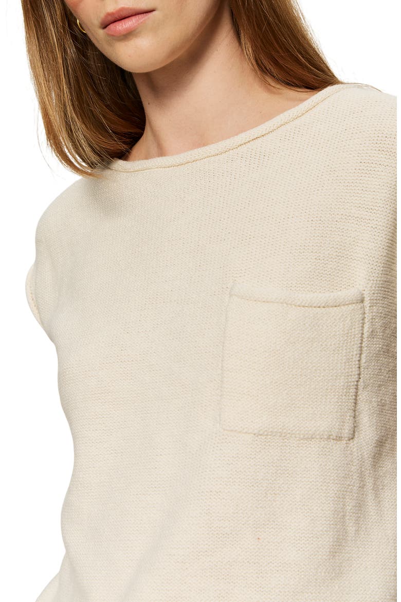 Easy Cotton T-Shirt, Alternate, color, COLLAGEN WHITE