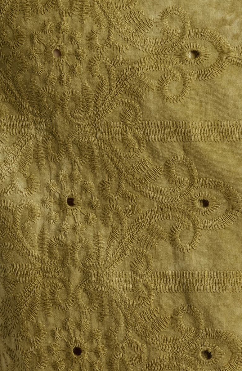 NN07 Julio 5392 Eyelet Camp Shirt, Alternate, color, Evergreen