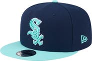New Era Men's New Era Navy/Turquoise Chicago White Sox Two-Tone Color Pack 9FIFTY Snapback Hat