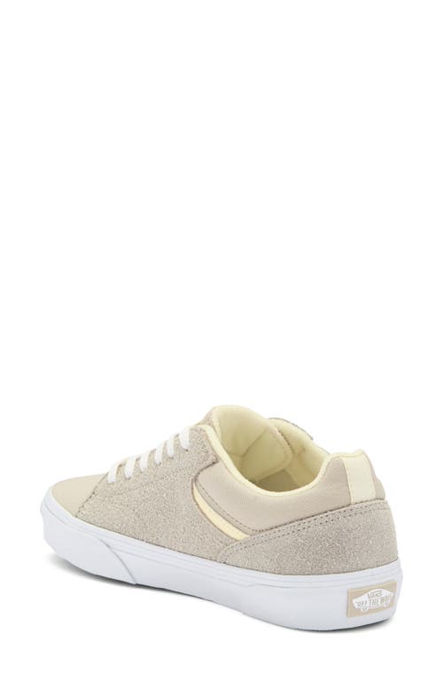 Vans Seldan Sneaker In Hairy Suede Lemon Icing