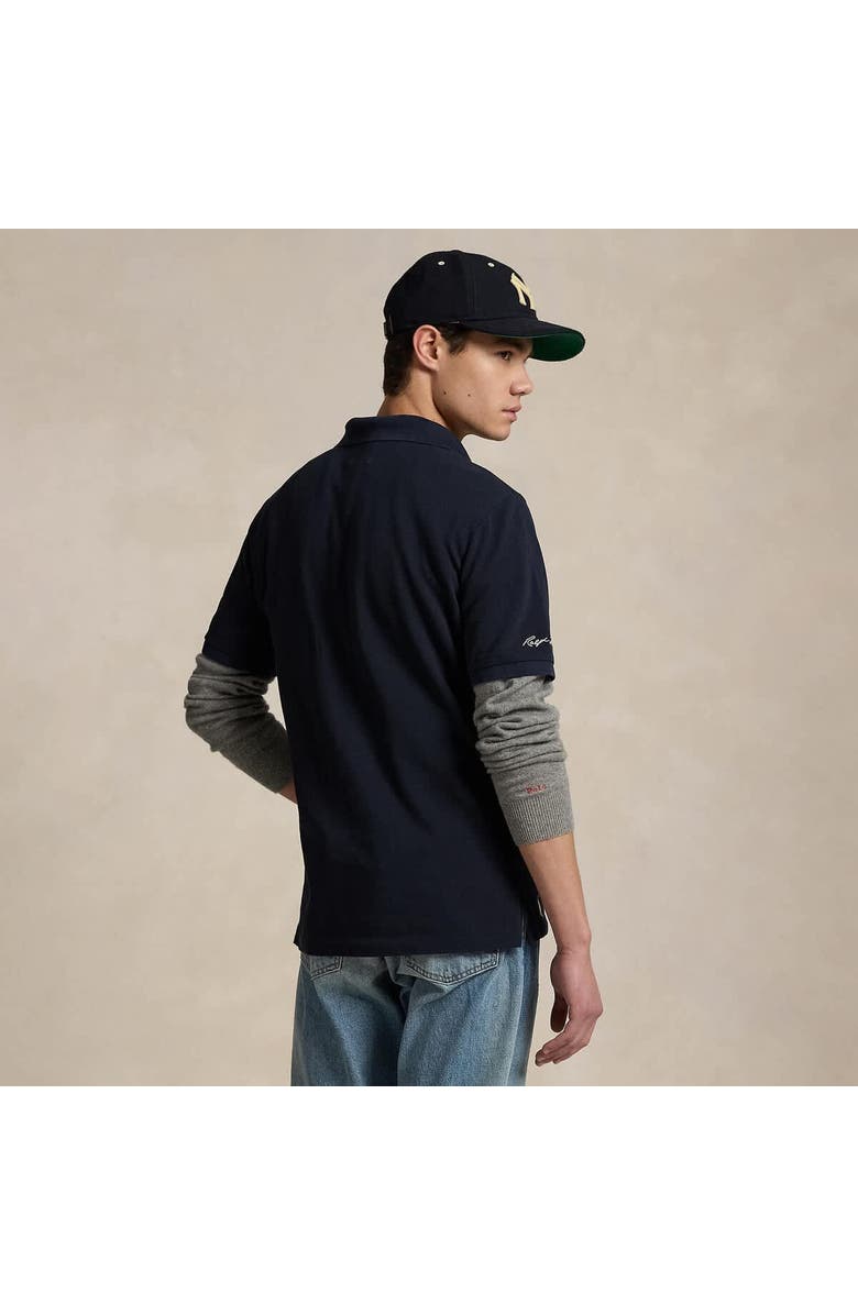 Polo Ralph Lauren Navy Yankees Polo Shirt, Alternate, color,