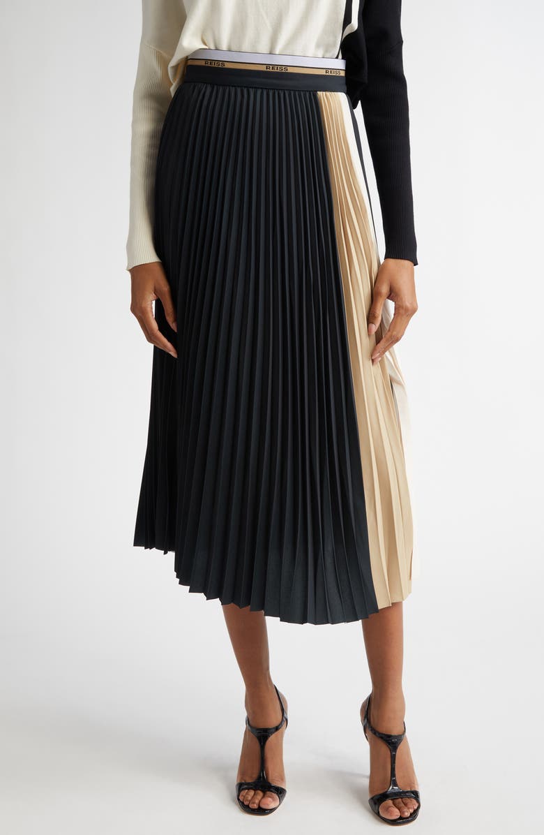 Reiss Iris Pleat Maxi Skirt, Main, color, 