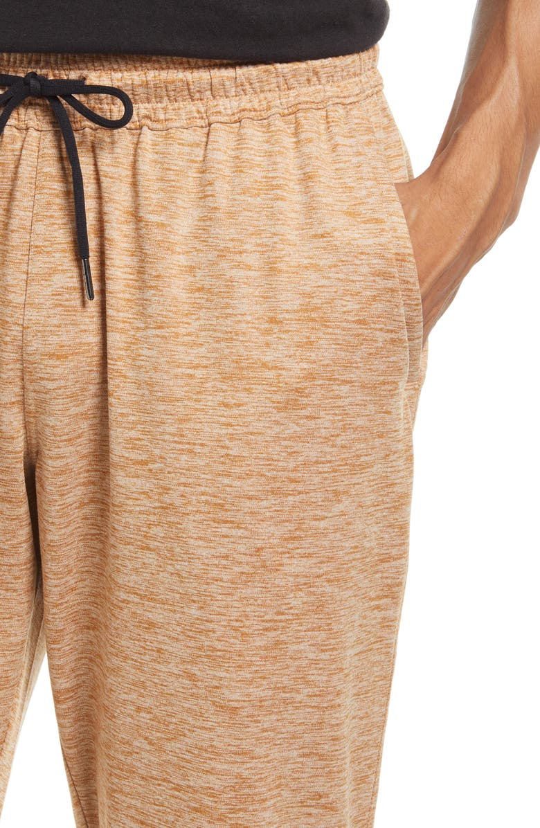 Zella Pyrite Slim Fit Pocket Joggers, Alternate, color, Rust Pecan Melange