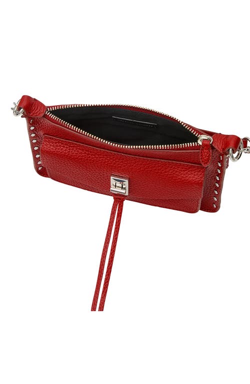 Rebecca Minkoff Mini Darren Top Zip Leather Crossbody Bag