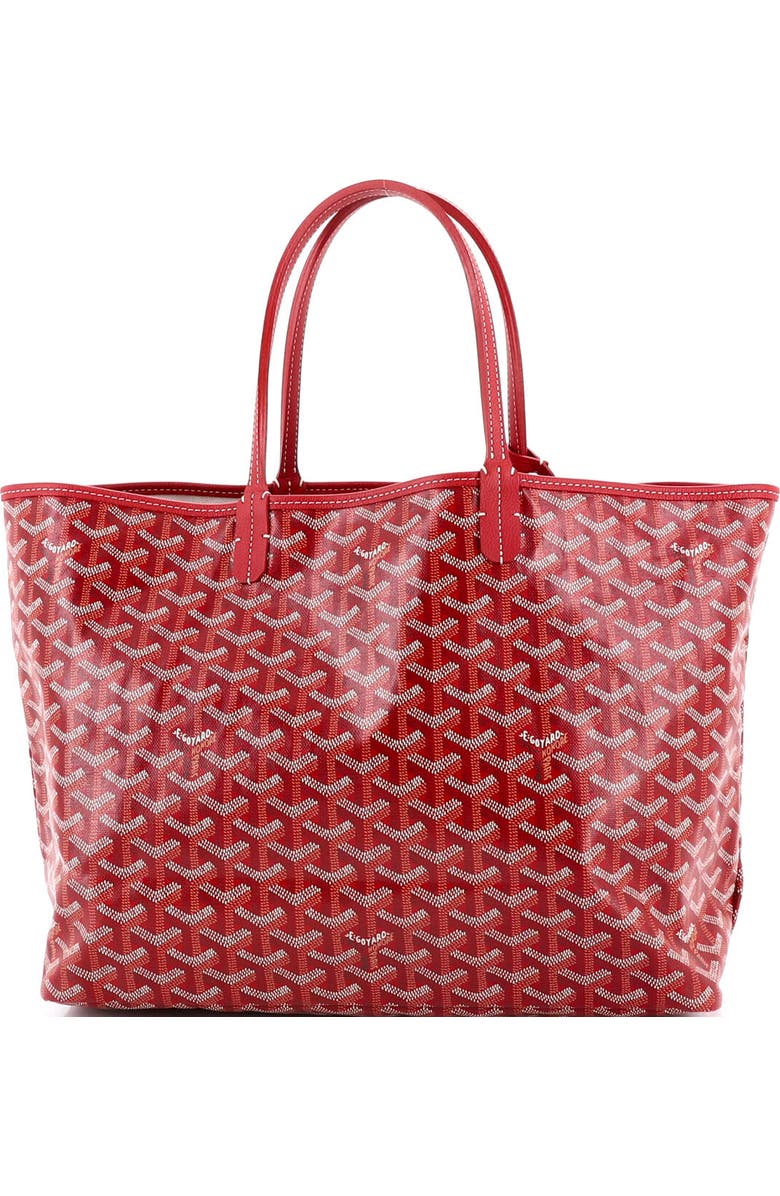 Pre-Owned Goyard Saint Louis Tote Coated Canvas PM, Alternate, color, Red