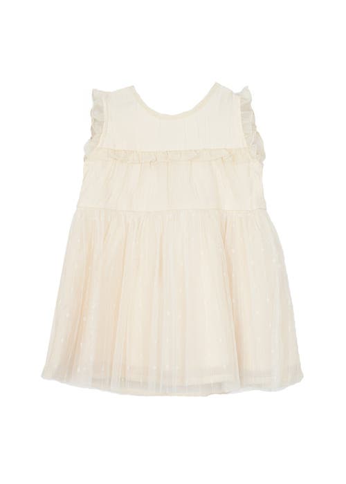 Isobella & Chloe Bella Baby Toddler Dress In Neutral