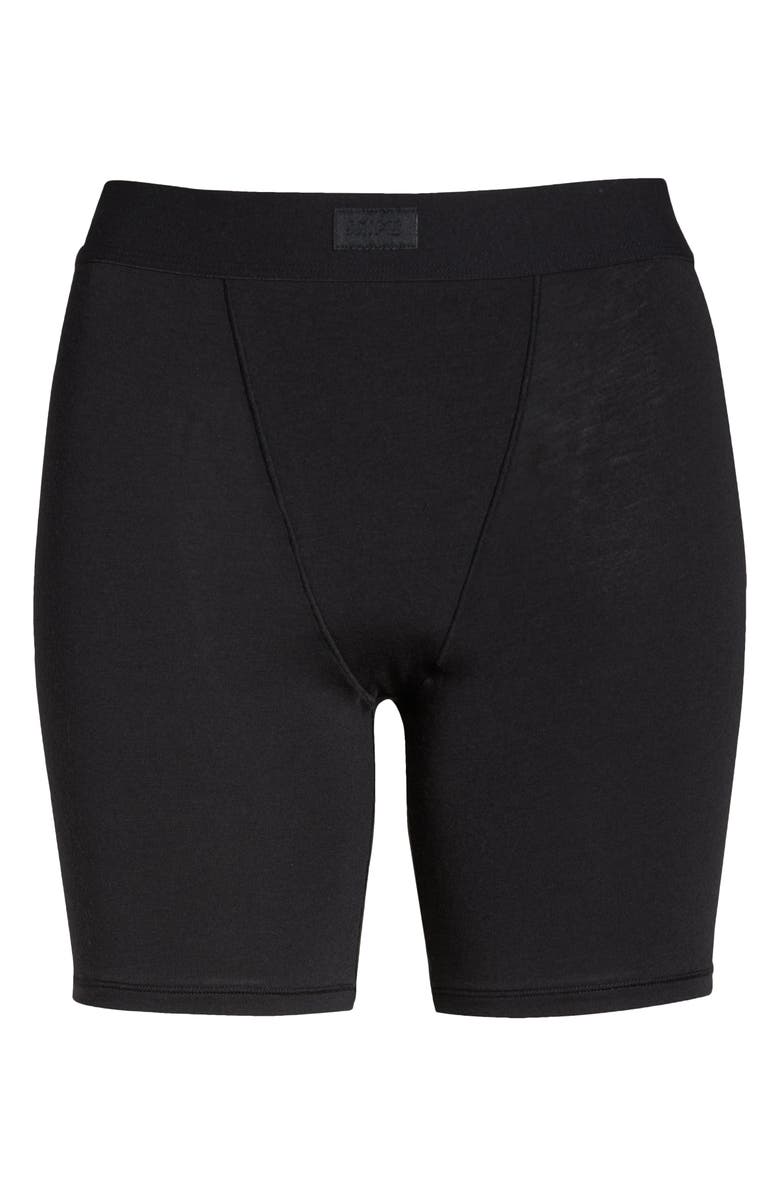 SKIMS Boyfriend Boxers, Alternate, color, Onyx