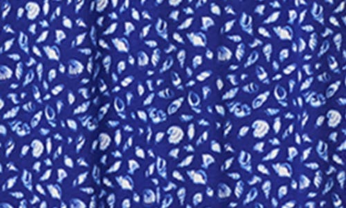 Eileen West Dainty Sleeveless Short Chemise In Navy/print