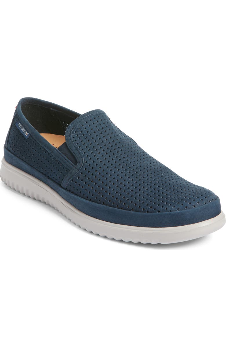 Mephisto Tiago Perforated Loafer, Main, color, Nvy Spb 19