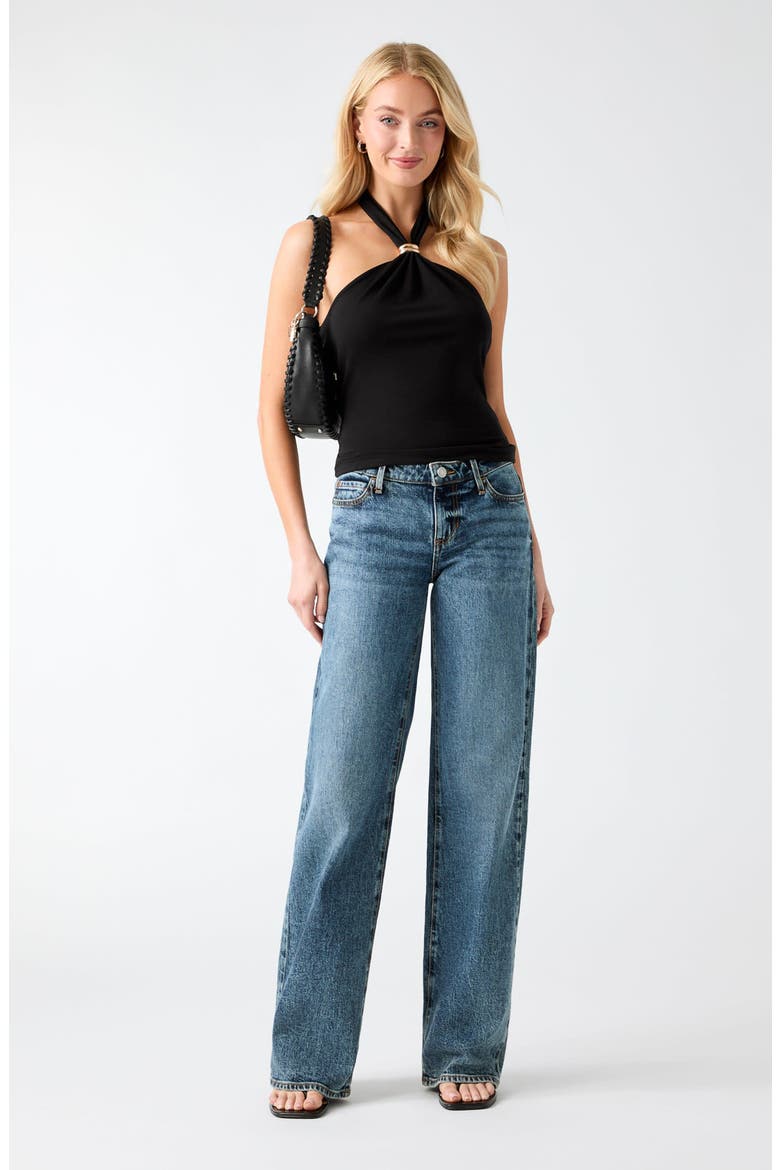 Annette Halter Top, Alternate, color, JET BLACK