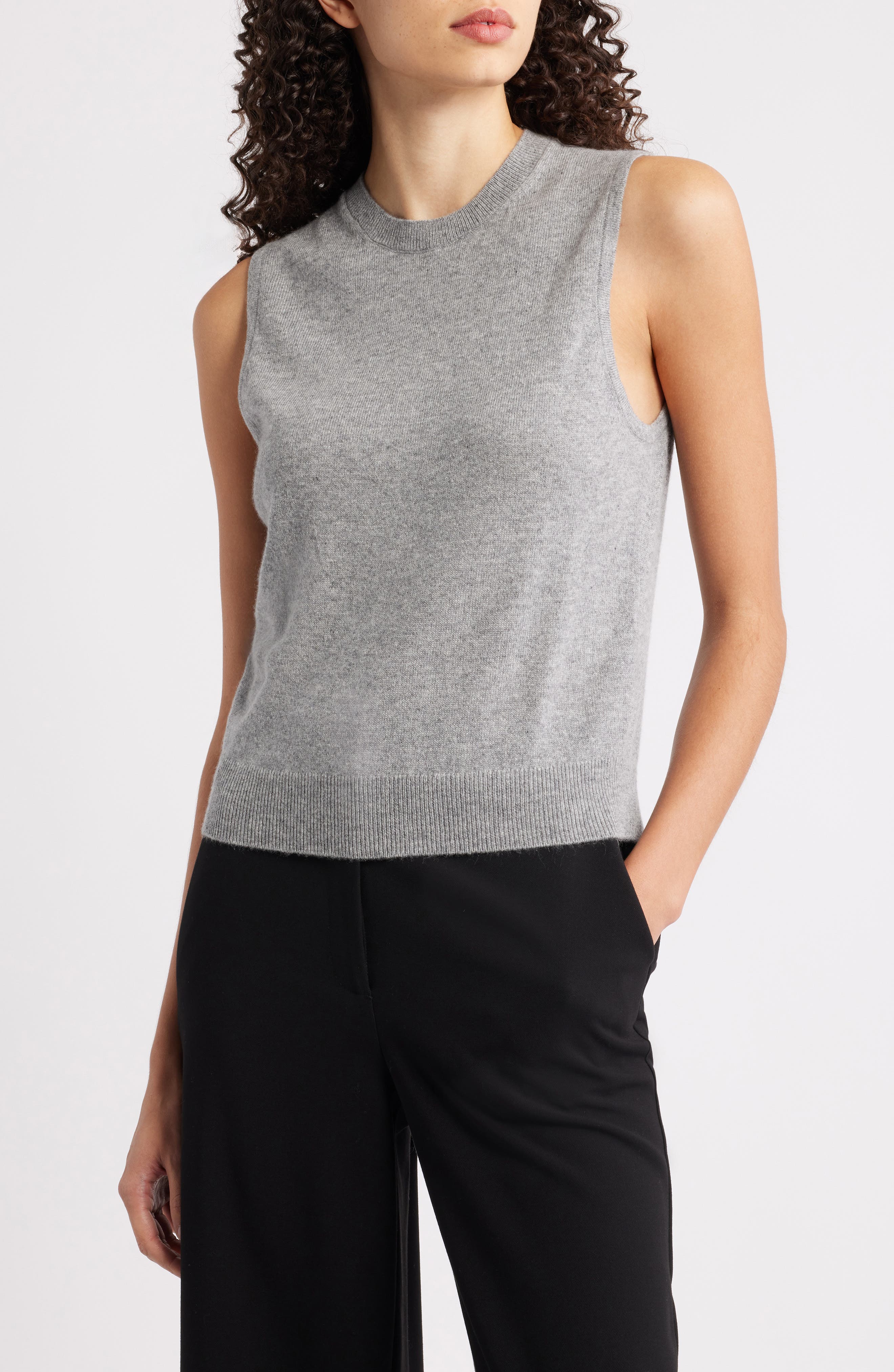 Cashmere Sleeveless Sweater