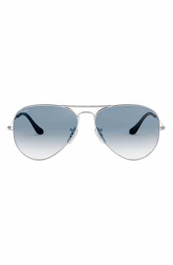 Shop ray ban aviator light blue gradient Online Sale