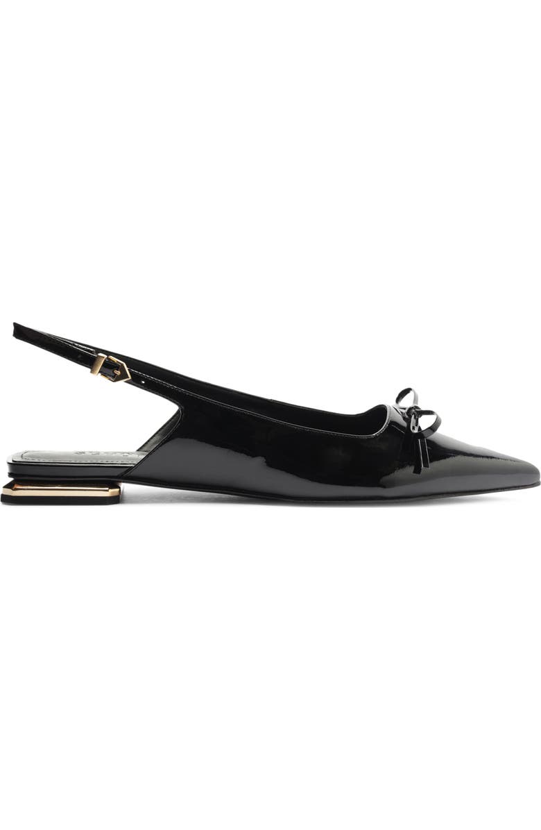 Schutz Violetta Sculpt Pointed Toe Slingback Flat, Alternate, color,