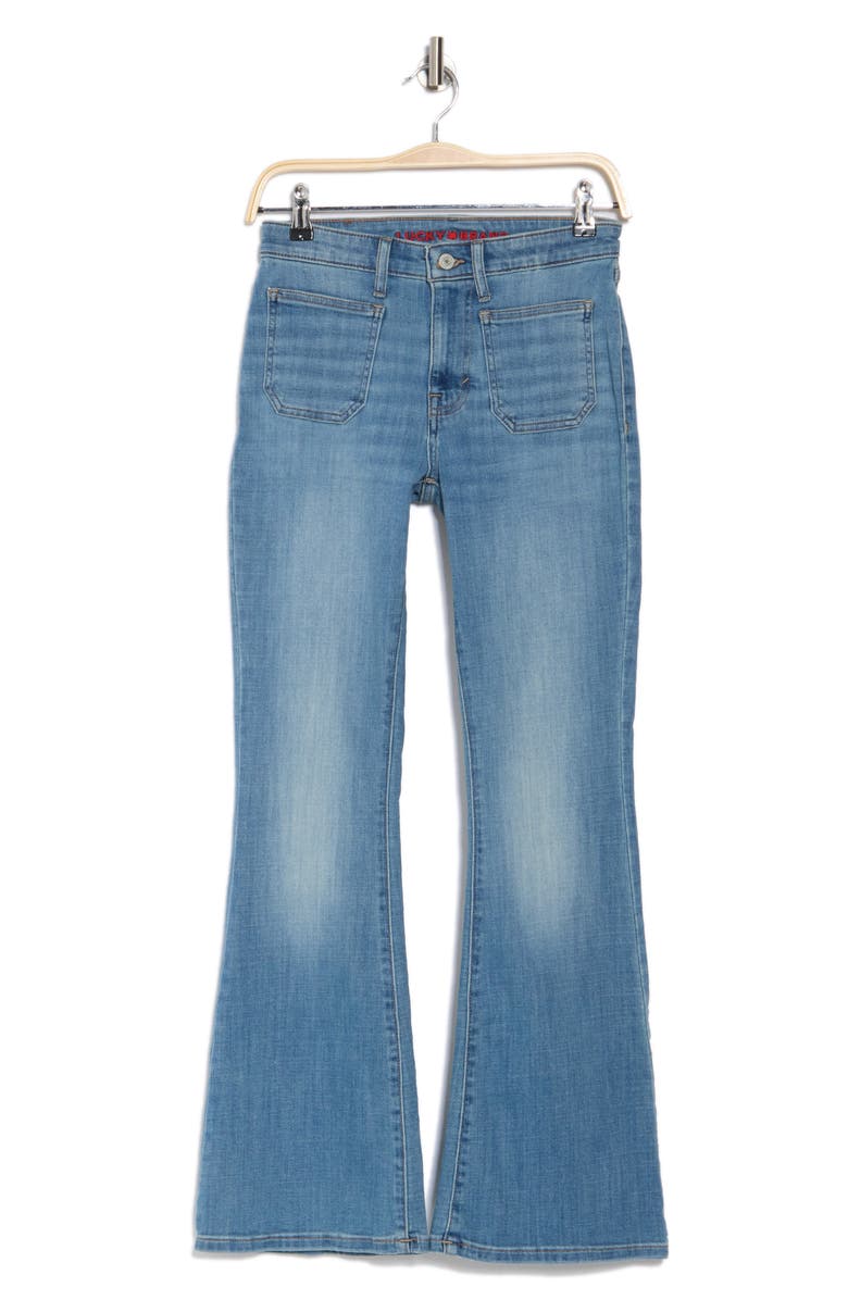 Lucky Brand Stevie High Waist Flare Leg Jeans, Alternate, color, Cacl - Caphiera Clean