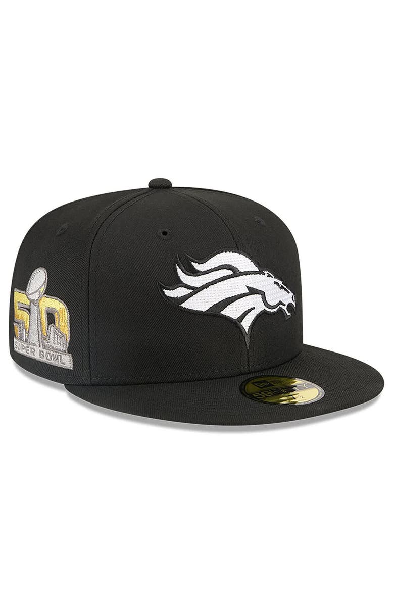 New Era x Alpha Industries Men's New Era x Alpha Industries  Black Denver Broncos 59FIFTY Fitted Hat, Alternate, color, 