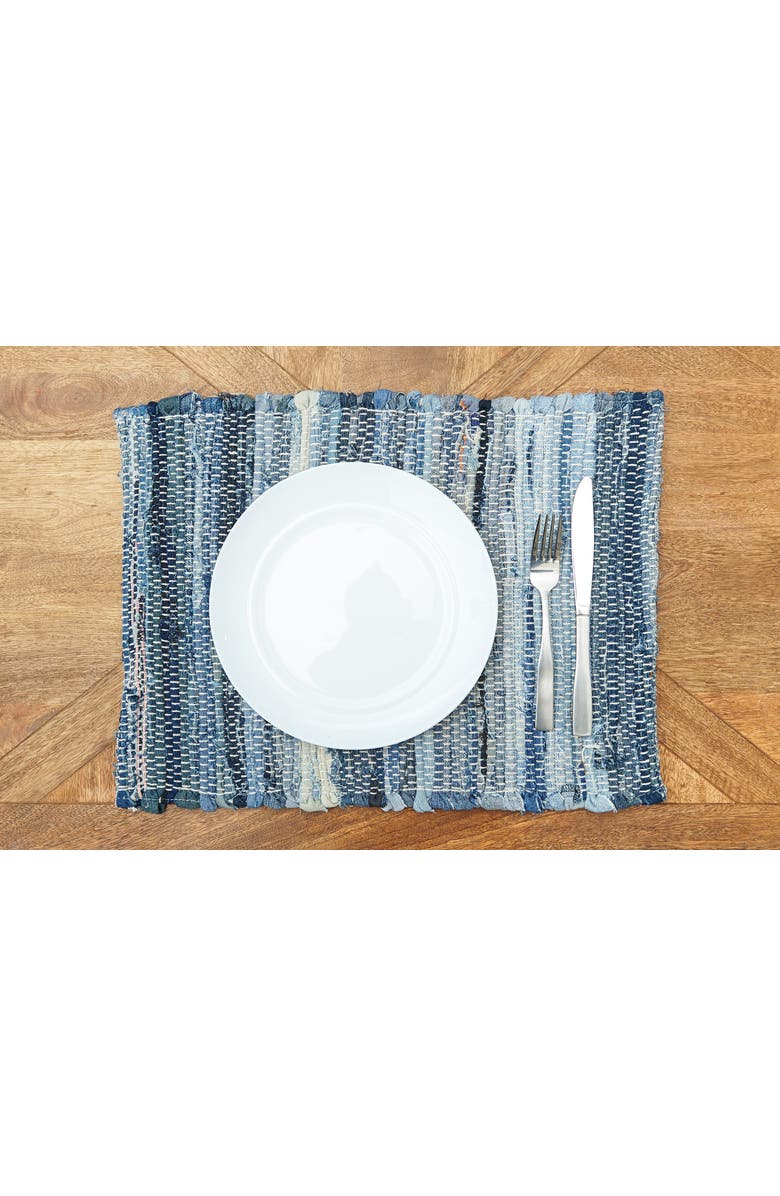 C&F Home Denim Rag Tabletop, Alternate, color, Blue