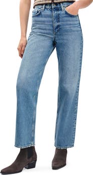 rag & bone Shea High Waist Relaxed Straight Leg Jeans