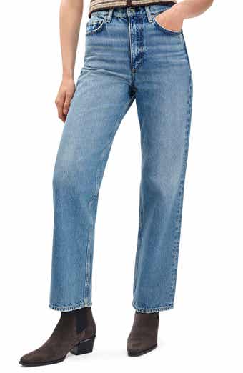 rag & bone Shea High Waist Relaxed Straight Leg Jeans