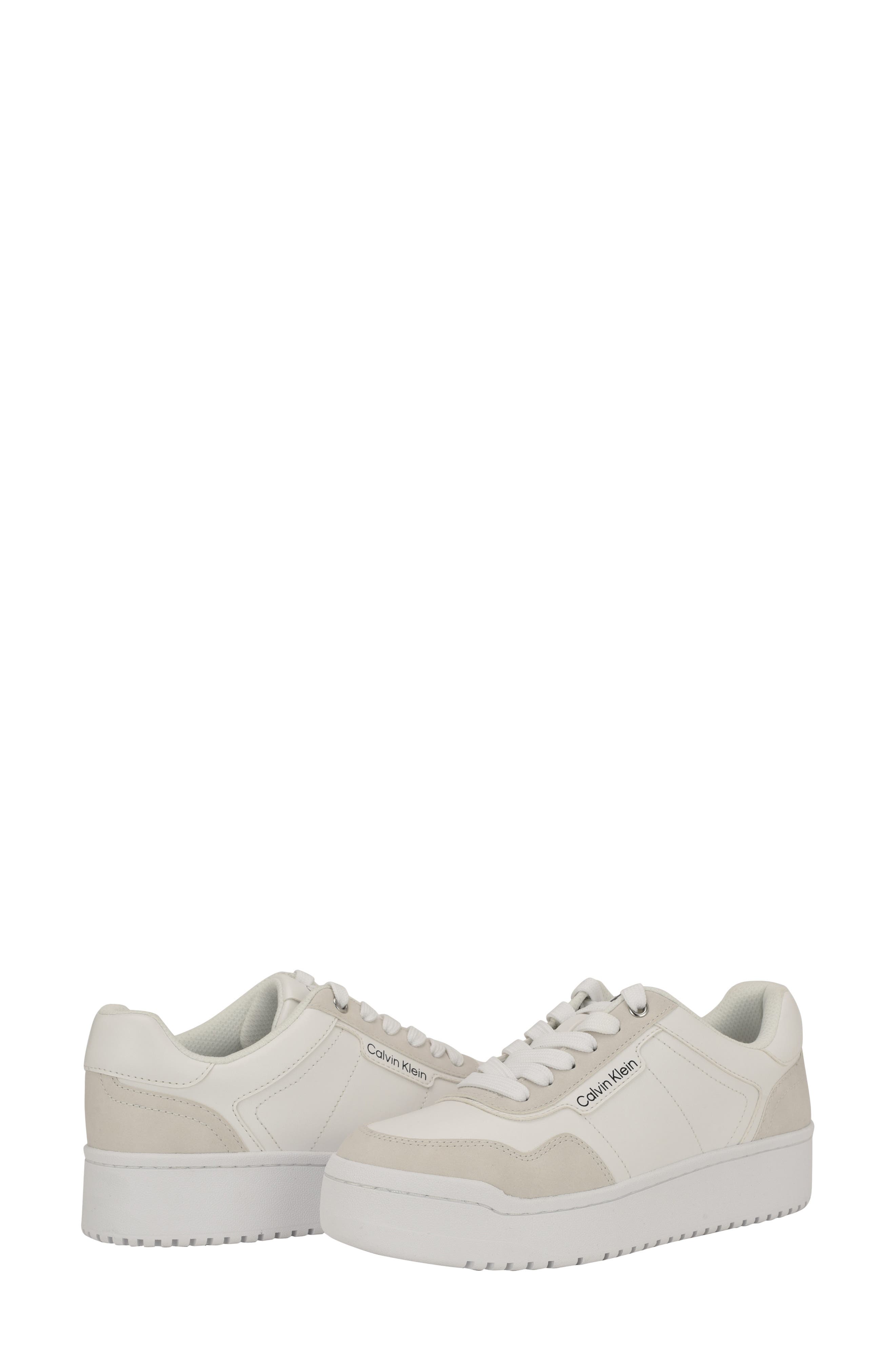 Calvin Klein Adryen Sneaker, Alternate, color, White