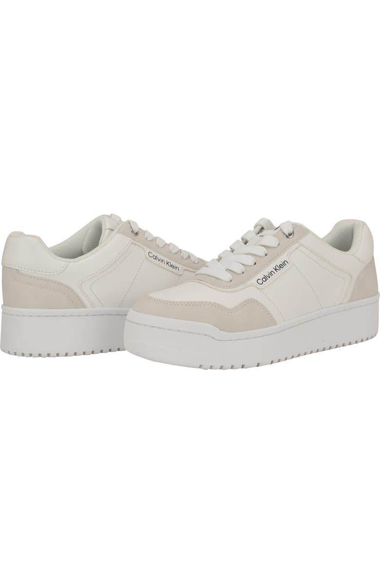 Calvin Klein Adryen Sneaker, Alternate, color, White