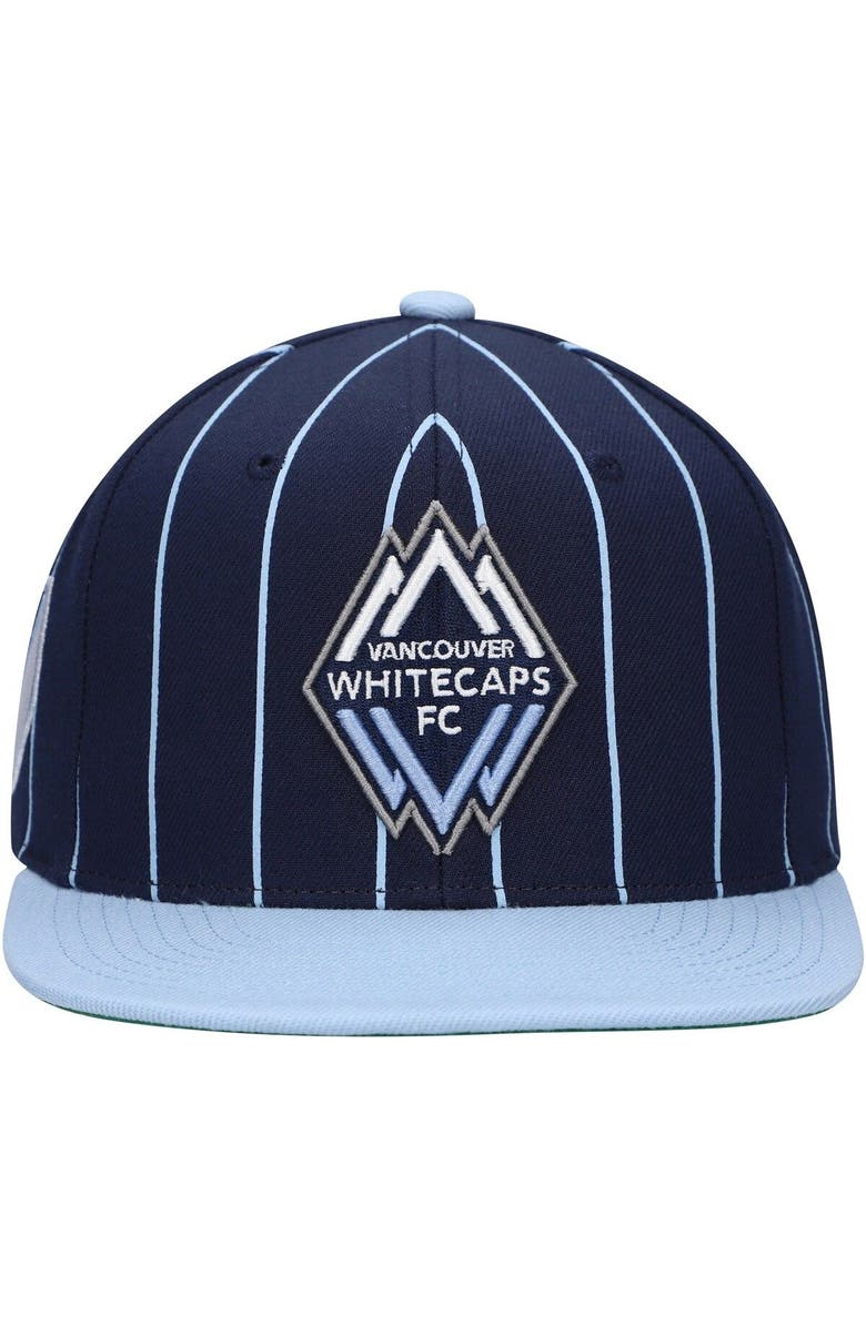 Mitchell & Ness Men's Mitchell & Ness Navy Vancouver Whitecaps FC Team Pin Snapback Hat, Alternate, color, Navy