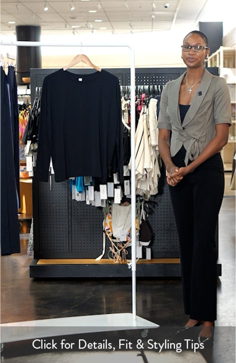 Breathe Long Sleeve Split Back T-Shirt, sales video thumbnail