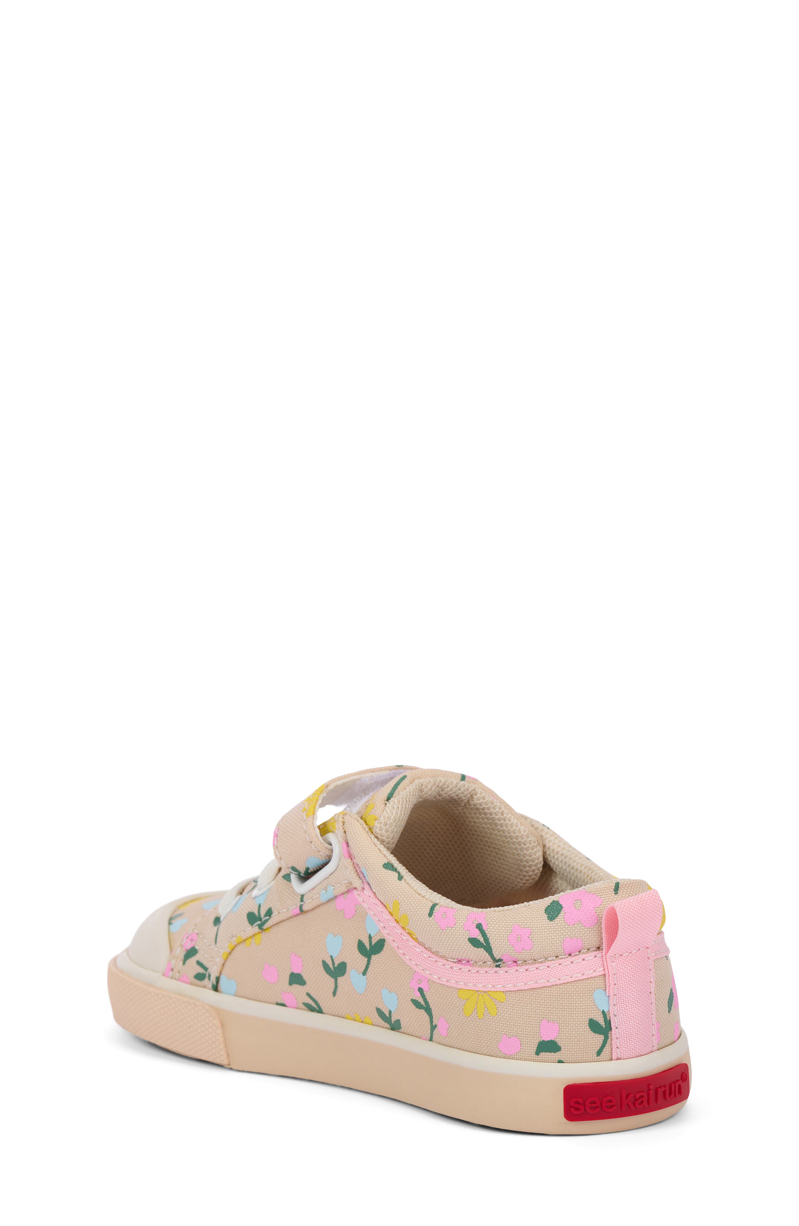 See Kai Run Kids' Kristin Sneaker, Alternate, color, Oatmeal/ Floral