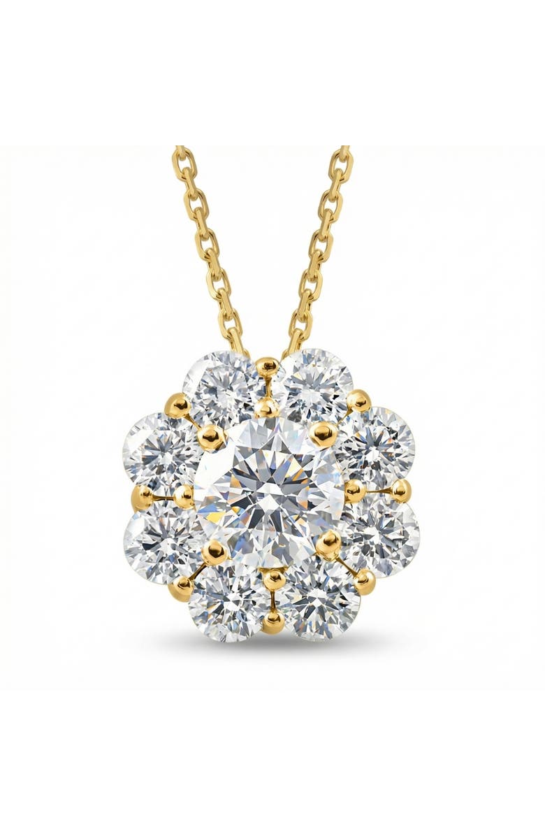 Bliss Diamond 1 Ct Diamond Pendant 10k Gold Necklace, Main, color, 10K Yellow Gold