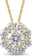 Bliss Diamond 1 Ct Diamond Pendant 10k Gold Necklace