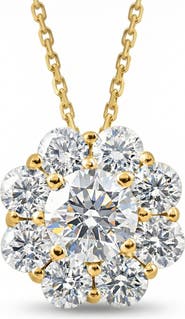 Bliss Diamond 1 Ct Diamond Pendant 10k Gold Necklace
