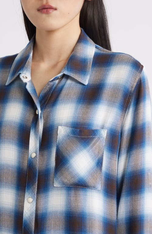 Rails Hunter Plaid Button-up Shirt In Blue