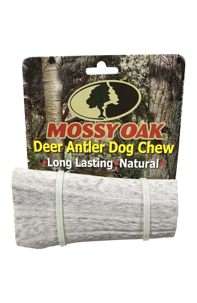 MOSSY OAK Deer Antler - Jumbo - Dog Chew, Whole Piece, Long-Lasting Pet Treat, Main, color, Multicolored