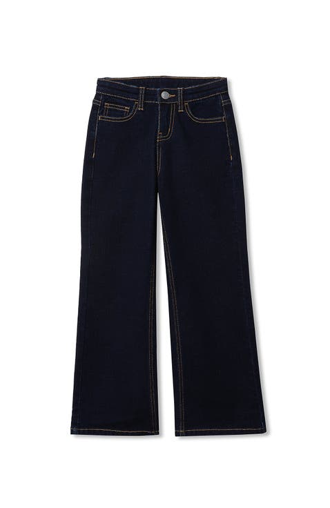 Girls Wide Leg Denim Jeans