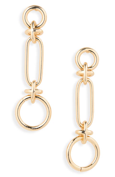Geometric Linear Drop Earrings