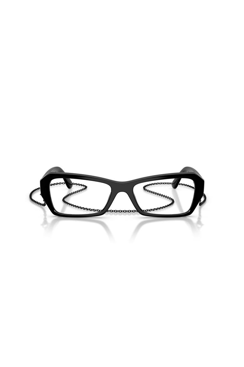 54mm Butterfly optical glasses, Alternate, color, Black