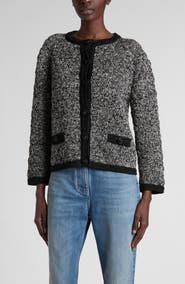 Valentino Garavani Metallic Linen Blend Jacket