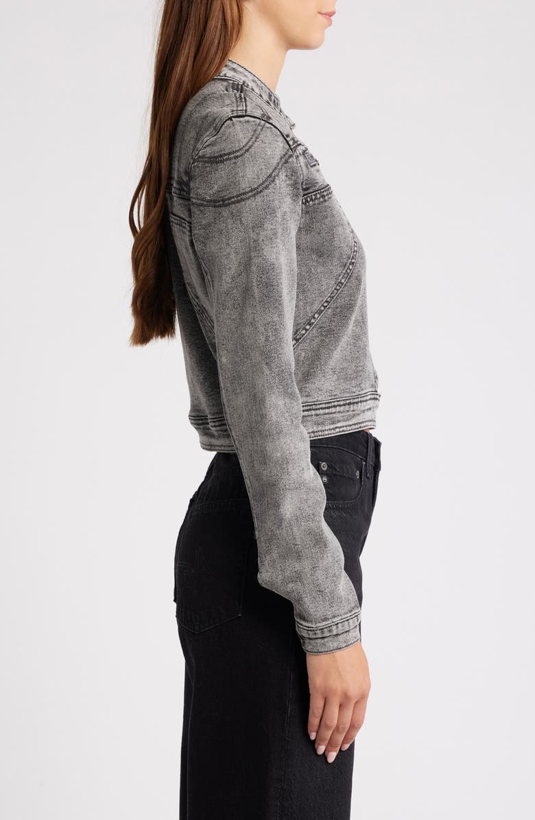 PTCL Denim Moto Jacket, Alternate, color,