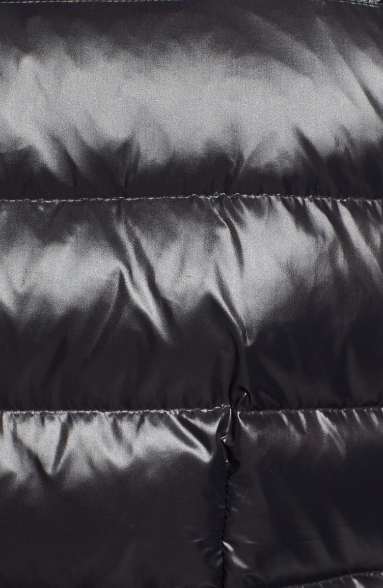 S13 'Chelsea' Gloss Down Jacket with Removable Hood and Faux Fur Trim, Alternate, color, 